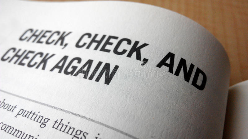 check and check again photo check and check again photo